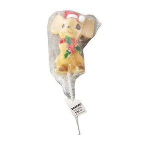 Eckerd Vintage Flocked Mouse Christmas Holiday Floral Picks Crafts Decore